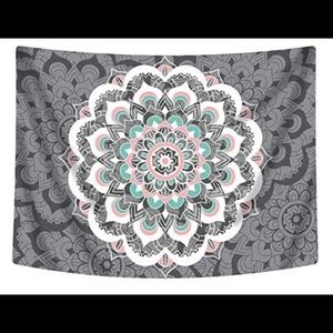 Colorful Mandala Tapestry 59.1 in x 82.7 in